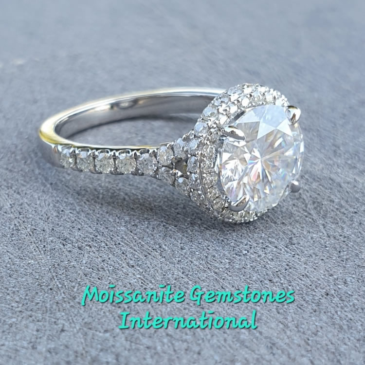 Stunning 2.7ct Engagement Ring, with double halo