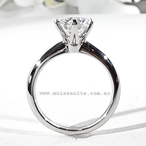 1.5ct Solitaire Moissanite Engagement Ring