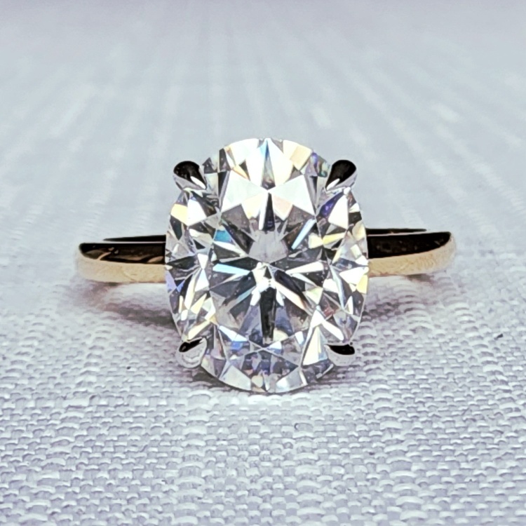 Oval Cut 3ct Engagement Ring
